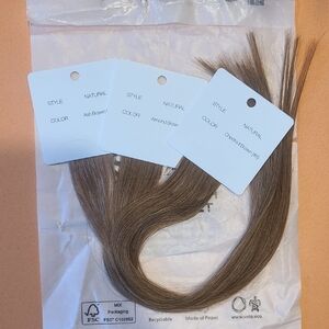 Natural Chestnut Brown Clip-In Hair Extensions - Neutral Shade